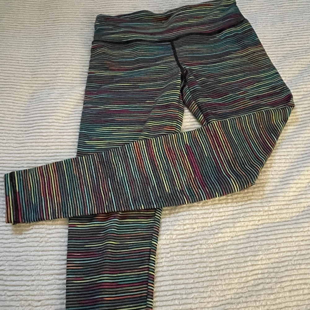New without tags multi-stripe leggings